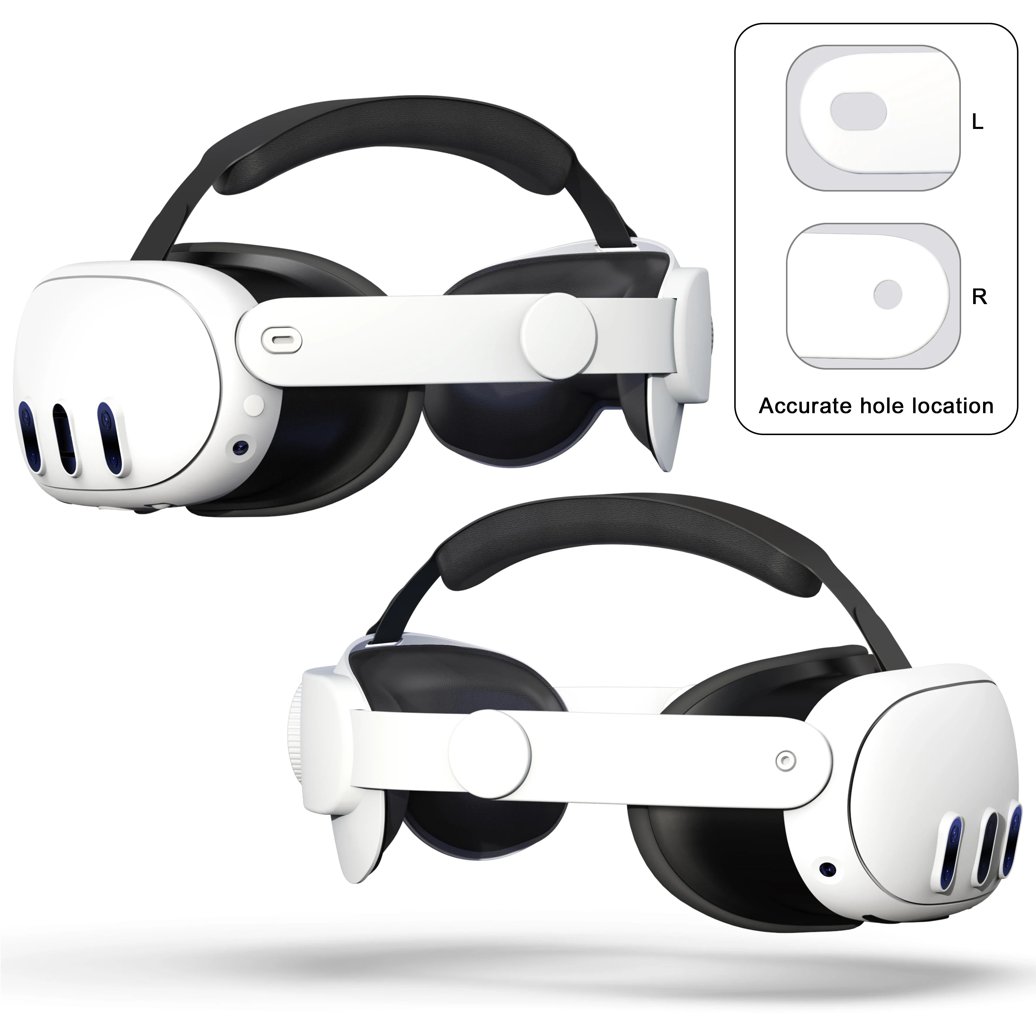 Head-mounted Head Strap, Elite Replacement Adjustable Head Strap, Suitable for Video Accessories Compatible with Meta Quest 3