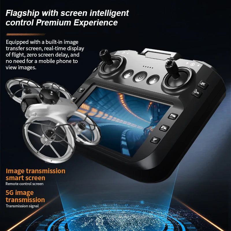 Lenovo Z4 Drone 8K Aerial HD Dual Camera 5G WIFI GPS Intelligent Obstacle Avoidance Photography Brushless Power Screen RC Drone