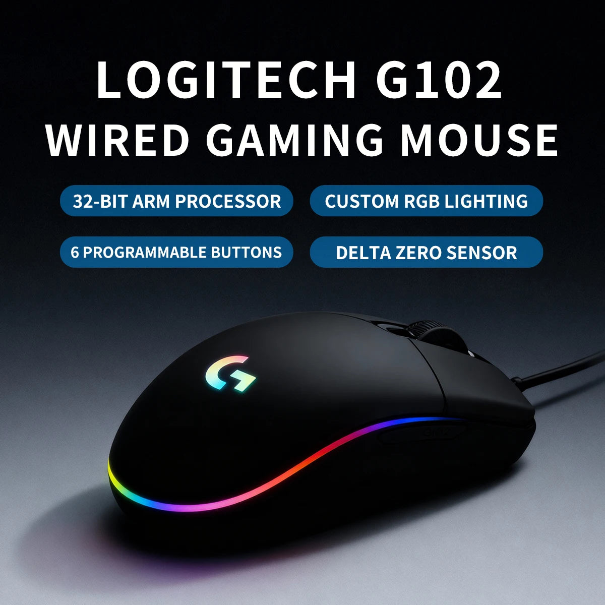 Logitech G102 - 85g of Comfortable Gaming Power