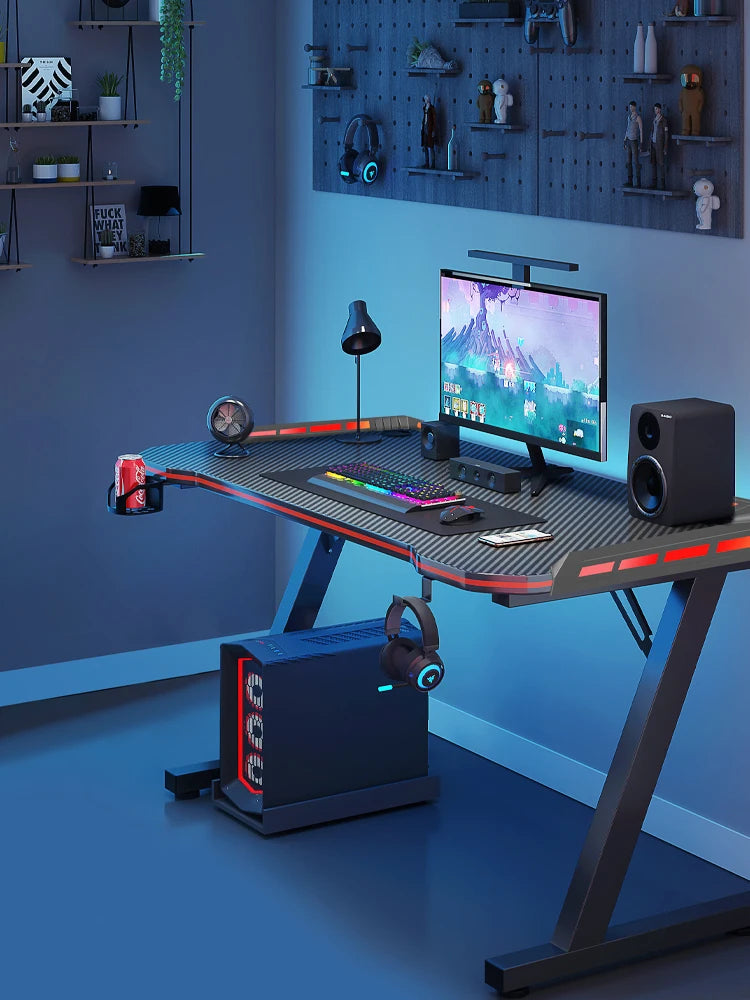 E-Sports Game Table Armor Ambient Light Gaming Desk Light USB Powered Esports Tabletop Illumination
