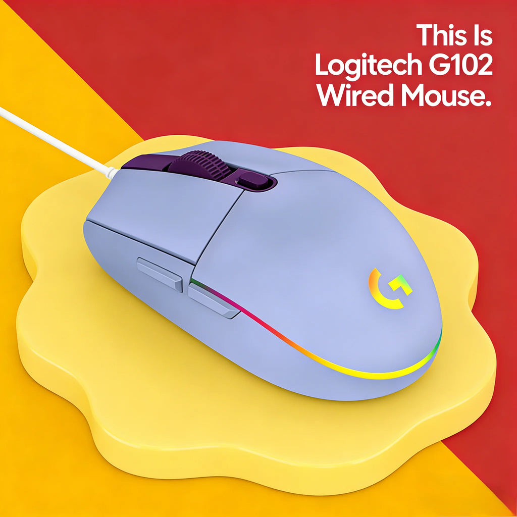 Logitech G102 - 85g of Comfortable Gaming Power