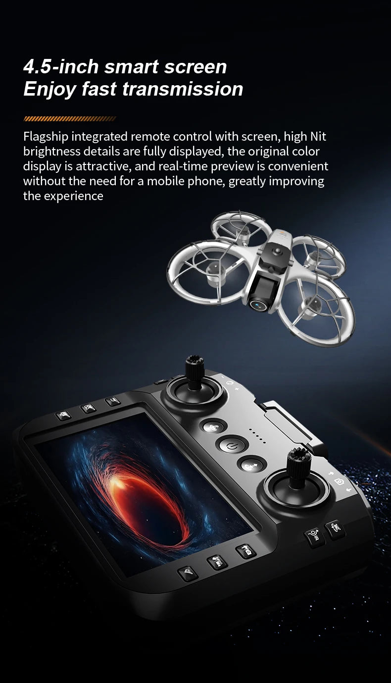 Xiaomi Z4 Drone 8K Aerial HD Dual Camera 5G WIFI GPS Intelligent Obstacle Avoidance Photography Brushless Power Screen RC Drone