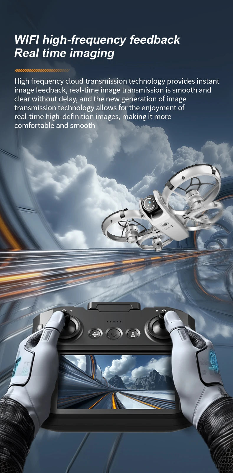 Xiaomi Z4 Drone 8K Aerial HD Dual Camera 5G WIFI GPS Intelligent Obstacle Avoidance Photography Brushless Power Screen RC Drone