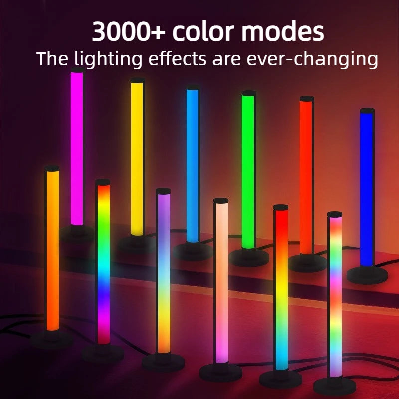LED desktop colorful sound-picking light, gaming music rhythm light, RGB atmosphere light, voice-controlled music rhythm