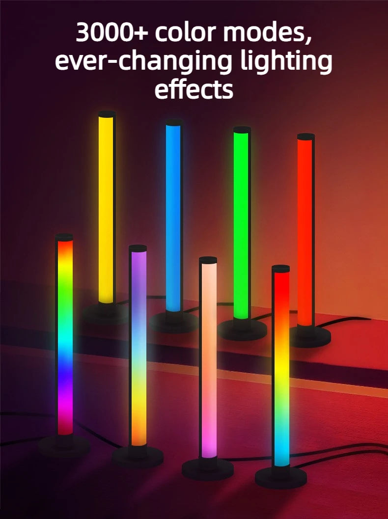 LED desktop colorful sound-picking light, gaming music rhythm light, RGB atmosphere light, voice-controlled music rhythm