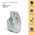 Wireless Gaming Mouse Ergonomic Bluetooth for Laptop Silence USB-C RGB Rechargeable 5 DPI 9 Multi Button for Computer PC Tablet