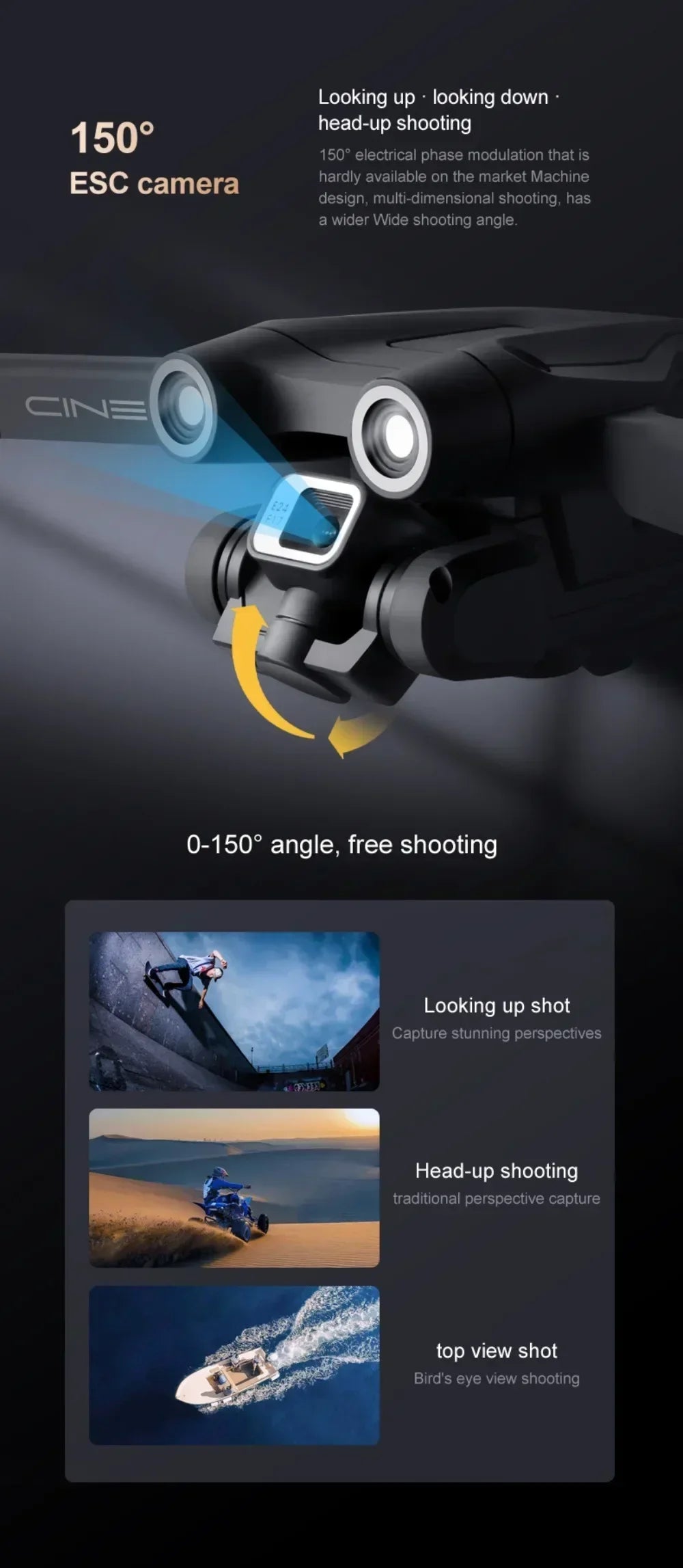 For Genuine Z908 Pro/MAX 8K Drone ESC Professional GPS Dron Optical Flow Localization 3sided Obstacle Avoidance Quadcopter Toys