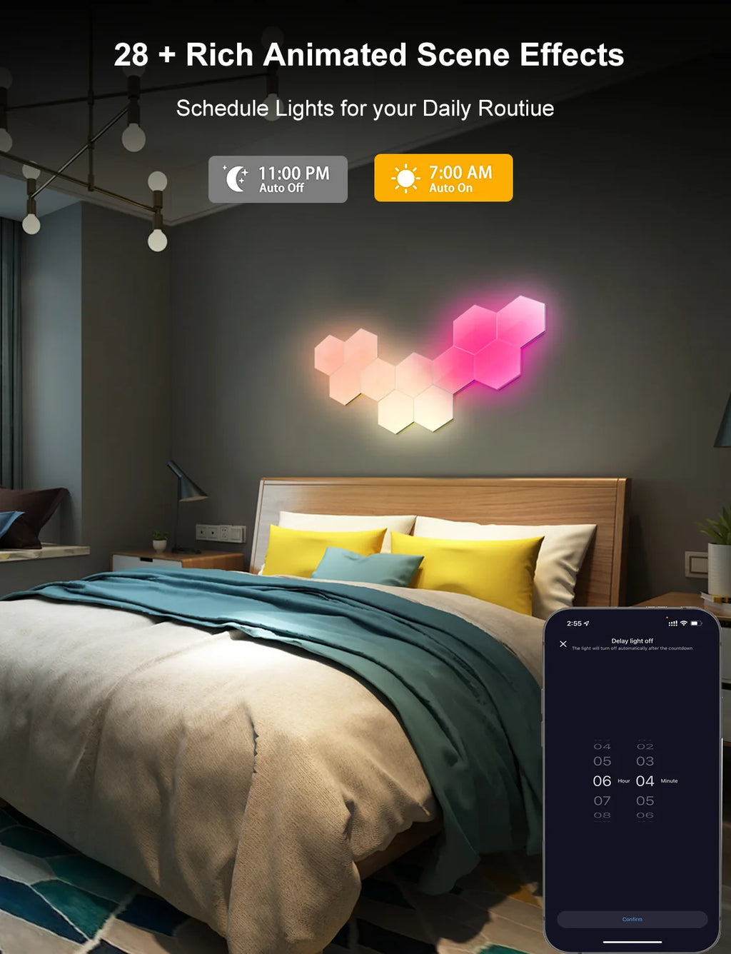 LED Game Room Wall Light, Bluetooth Control Neon Sign Atmosphere Lamp for Esports Rhythm Gaming Decoration