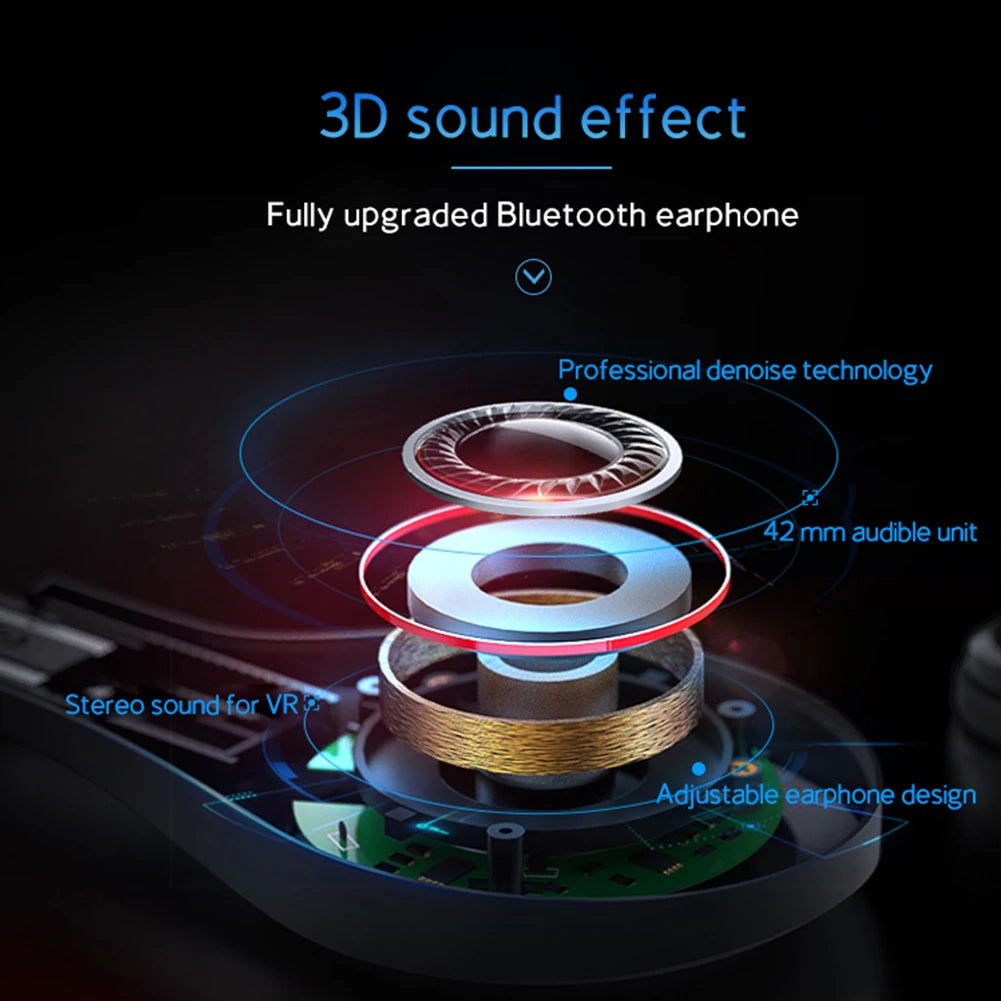 Virtual Reality VR Glasses 3D Headset Bluetooth Devices Smart Phone Helmet Goggles Lenses Smartphone Viar Headphones Cell Mobile