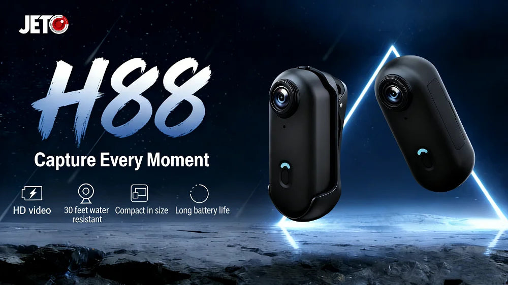 4K Action Camera Body Cam WiFi POV Thumb Cam Waterproof Wearable Sports Mini Snapcam Walking Fishing Vlogging Cycling Riding