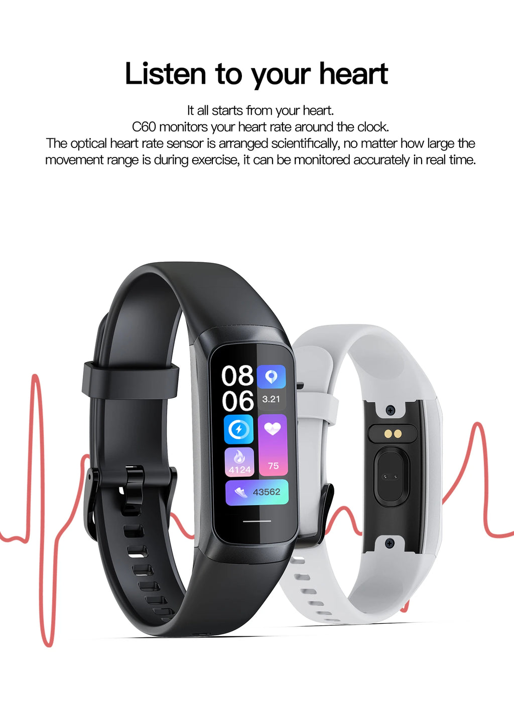 AMOLED Smartwatch Body Temperature Monitor Fitness Clock Sports 3ATM Waterproof Men Smart Watch Band for Women IOS Android 2025