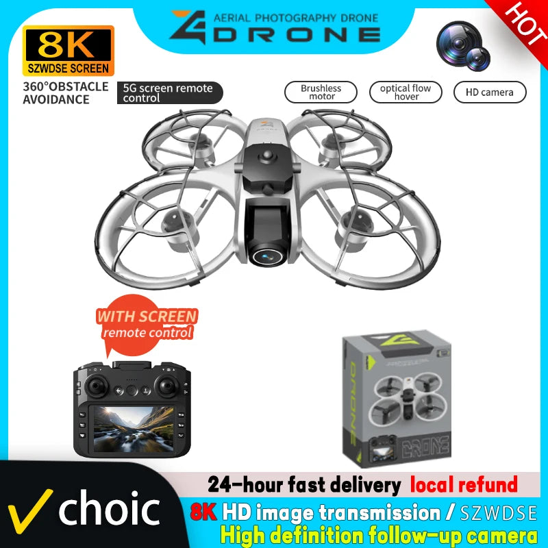 New Z4 Drone 2026 8K WIFI Professional HD Aerial Photography Quadcopter With Dual Cameras Remote Control UAV Toys For Outdoors
