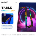 E-Sports Game Table Armor Ambient Light Gaming Desk Light USB Powered Esports Tabletop Illumination