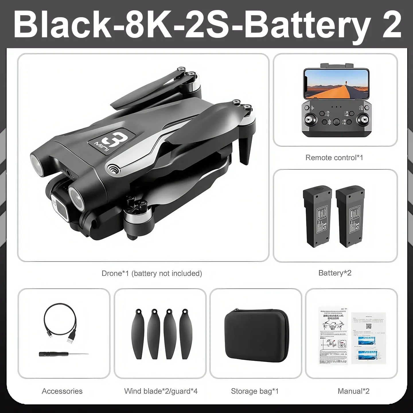 For Genuine Z908 Pro/MAX 8K Drone ESC Professional GPS Dron Optical Flow Localization 3sided Obstacle Avoidance Quadcopter Toys