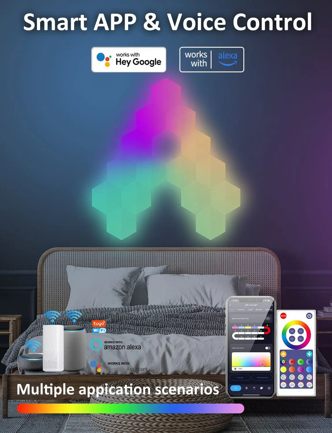 LED Game Room Wall Light, Bluetooth Control Neon Sign Atmosphere Lamp for Esports Rhythm Gaming Decoration