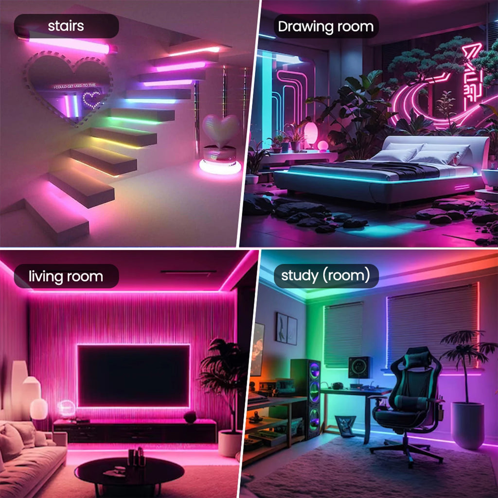 Flexible Neon Light Strip 5V WS2812B Round Reticulate Pattern 50Leds/m 360 Degree RGBIC LED Strip Silicone Tube IP67 Waterproof