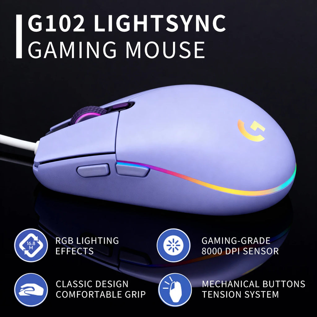 Logitech G102 - 85g of Comfortable Gaming Power