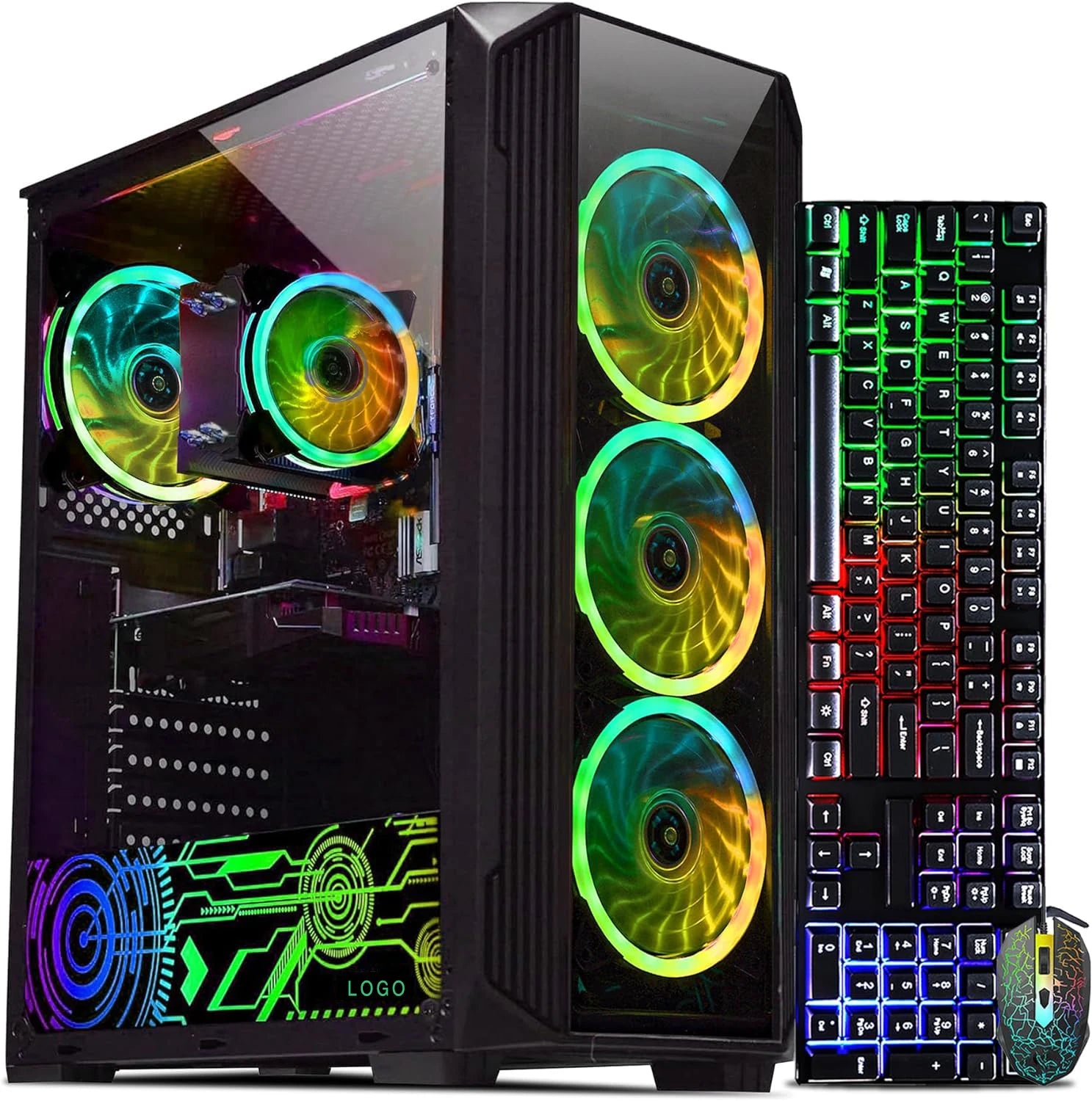 Ultra-low-priced Gaming Desktop Computer with Intel I7 Processor, 8GB RAM, 1TB SSD, and GTX 1660S Graphics Card.WIN11 PRO
