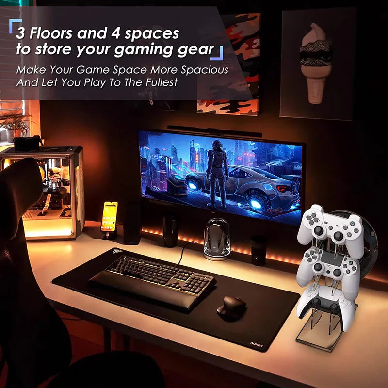 Game Controller Stand For Playstation 5 4 3 2 PS5 PS4 PS3 Dualsense Dualshock Switch Pro Xbox Control Accessories Holder Support