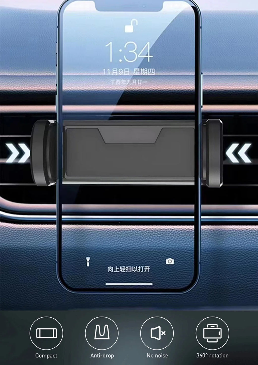 2025NEW Car Phone Holder For Universal Mobile Phone Holder Stand Car Phone Stand For Car Air Outlet Mount Car Cell Phone Support