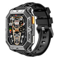AMOLED Smart Watch Men 1000mAh Battery Calling Voice Assistant Health Monitor Compass 1ATM Waterproof Outdoor Sport Smartwatch