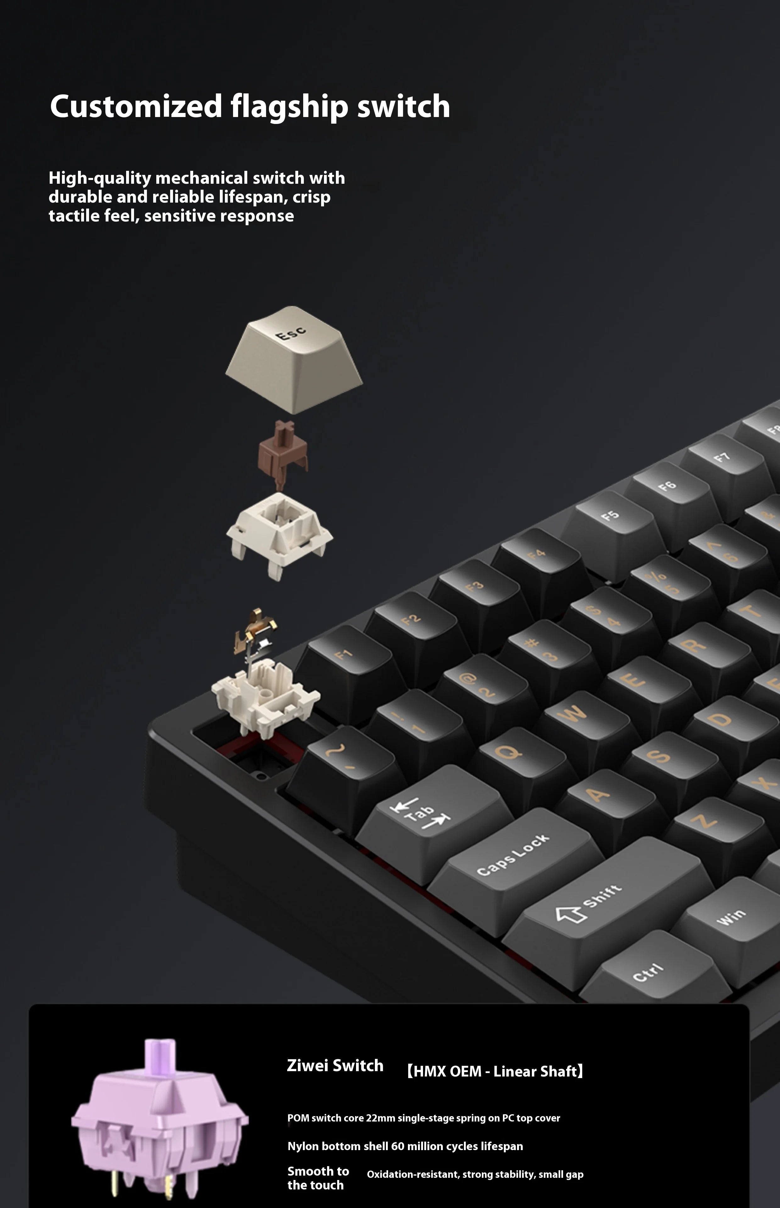 Wireless Bluetooth RAINY75 Customized Gaming Keyboard Aluminum Body Esports Controller Perfect Gift for Birthdays And Rainy Days